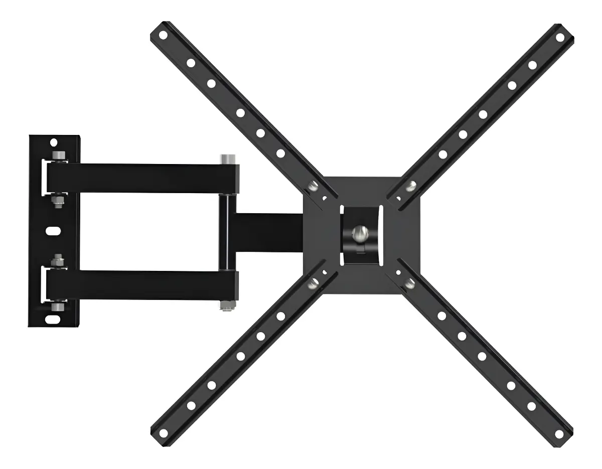 Suporte De Tv Led Lcd Articulado 10/56 Polegada Brasforma Cor Preto